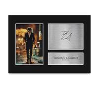 HWC Trading Timothée Chalamet A Complete Unknown Bob Dylan Gifts Printed Signed Autograph Picture for Movie Memorabilia Fans - A4 (ID-012514)