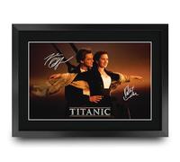 HWC Trading Titanic Scene 1 Gifts Printed Signed Autograph Picture for Movie Memorabilia Fans - A3 Framed