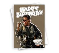 HWC Trading Tom Cruise Birthday Card, Greeting Card for Fans, Him, Her, Kids, Blank Inside with Envelope, A5 (ID-013752)