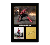 HWC Trading Tom Holland Spider-Man Spider-Man Gifts Printed Signed Autograph Picture for Movie Memorabilia Fans - A4 Print Only (ID-005235)
