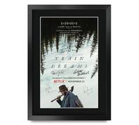 HWC Trading Train Dreams Gifts Printed Poster Signed Autograph Picture for Movie Memorabilia Fans - A3 Framed