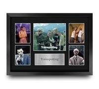 HWC Trading Trainspotting Gifts Printed Signed Autograph Presentation Display Montage for Movie Memorabilia Fans - A3 Framed