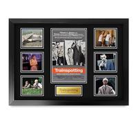 HWC Trading Trainspotting Robert Carlyle, Ewan McGregor Gifts Printed Signed Autograph Picture for Movie Memorabilia Fans - A2 Framed