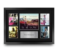 HWC Trading True Romance Gifts Printed Signed Autograph Presentation Display Montage for Movie Memorabilia Fans - A3 Framed
