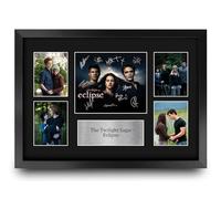 HWC Trading Twilight 3 Eclipse Gifts Printed Signed Autograph Presentation Display Montage for Movie Memorabilia Fans - A3 Framed