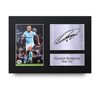 HWC Trading Vincent Kompany Gift Signed A4 Printed Autograph Manchester City Gifts Print Photo Picture Display