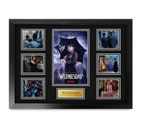 HWC Trading Wednesday Gifts Printed Signed Autograph Picture for TV Memorabilia Fans - A2 Framed