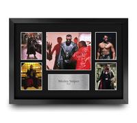 HWC Trading Wesley Snipes Blade Gifts Printed Signed Autograph Picture Display for Movie Memorabilia Fans - A3 Framed