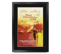 HWC Trading What Dreams May Come (1998) Robin Williams Gifts Printed Poster Signed Autograph Picture for Movie Memorabilia Fans - A3 Framed