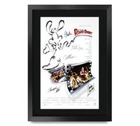 HWC Trading Who Framed Roger Rabbit (1988) Bob Hoskins Gifts Printed Poster Signed Autograph Picture for Movie Memorabilia Fans - A3 Framed