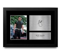 HWC Trading Will Smith Bad Boys Gifts Printed Signed Autograph Picture for Movie Memorabilia Fans - A4 Framed