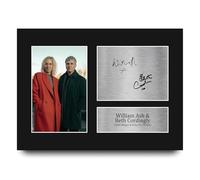 HWC Trading William Ash & Beth Cordingly Emmerdale Caleb Milligan & Ruby Fox-Miligan Gifts Printed Signed Autograph Picture for TV Show Fans - A4