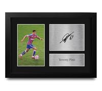 HWC Trading Yeremy Pino Crystal Palace Gifts Printed Signed Autograph Picture for Football Fans and Supporters - A4 Framed