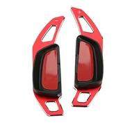 HWDFFA Car Paddle Shifters for MERC&edes B&ENZ E-Class E200 W213 2016-2022 Car Steering Wheel Shift Paddle Extensions Cover 2pcs Aluminum Parts(Red)
