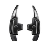 HWDFFA Car Paddle Shifters for MERC&edes B&ENZ E-Class E250 W212 V212 S212 Facelift 2016-2021 Car Steering Wheel Shift Paddle Extensions Cover 2pcs Aluminum Parts(Black)