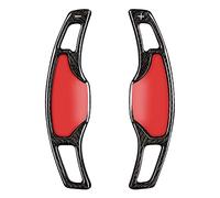 HWDFFA Forged Carbon Fiber Steering Wheel Larger, Shift Paddle Extended Shifter Black Trim Cover For Cad&illac CT5 2020 2021 2022