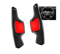 HWDFFA Replacement Steering Wheel Paddle Shifter Extension for FORD TAURUS LINCOLN MONDEO Real Carbon Fiber Extended Edition Automotive Interior Accessories-Carbon Black