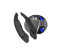 HWDFFA Set of 2 Car Steering Wheel Shift Paddle Extension Gear Paddle Fits Vol&vo S60 D4 D5 XC60 T5 T6 S80 XC70 T6 V60 V40 XC90 S60L Gear Lever Metal Shift Paddle Shifter Extension Silver(black)