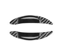 HWDFFA Steering Shift Wheel Paddle Shifter Extension Trim Cover Carbon Fiber Black ABS For Vol&vo XC60 2018-23 XC90 2018-23 S60 2018-23 V60 2018-23 Auto 2pcs