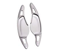 HWDFFA Steering Wheel Shift Paddles for BM&W 7 Series G11/G12 (2015-2019)-Alpina B7 M760iX Car Steering Wheel Paddle Extend Direct Shift Gear Paddle Extension(Silver)