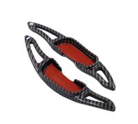 HWDFFA Steering Wheel Shifter Paddle Shift Extension Cover For Ma&zda CX-3 CX-4 CX-5 CX-9 MX-5 ABS Carbon Fiber Black