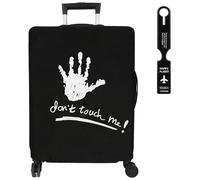 HweeWanX Elastic Suitcase Covers Protectors with Luggage Tag, DustProof Don't Touch Me Luggage Covers for Suitcases Large, Washable Travel Trolley Suitcase Protective Cover for 26-29 Inch