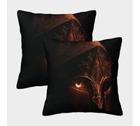 HWEICOIN 3D Printed Ancient Greece Square Pillowcases Dinosaurs Pillow Case Cushion Decorative Super Soft Pack of 2 for Patio,Couch, Tent, Balcony And Sofa 50x50cm