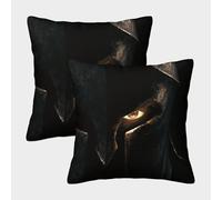 HWEICOIN 3D Printed Ancient Greece Square Pillowcases Dinosaurs Pillow Case Cushion Decorative Super Soft Pack of 2 Home Decor for Sofa Bedroom 40x40cm