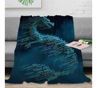 HWEIDONL Techno Dragon Cozy Blanket Super Soft Thermal 3D Blankets And Throws for Kids Boys Adults Mum Nap Sofa Bed Holiday Celebrations 40x50inch(100x130cm)
