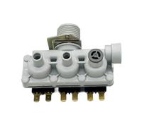 HWEIH 0024000405E FCT-12-B1 Drum Washer 3 Head Water Inlet Solenoid Valve 120V Water Inlet Washing Machine Accessories