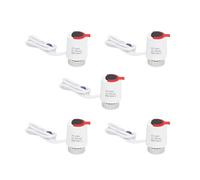 HWEIH 1/5 Pieces 230V Normally Closed NC M28*1.5mm Electric Thermal Actuator for Underfloor Heating Thermostatic Radiator Valve(5 Pieces-White)