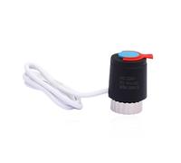 HWEIH 1/5 Pieces 230V Normally Closed NC M28*1.5mm Electric Thermal Actuator for Underfloor Heating Thermostatic Radiator Valve(1 Piece-Black)