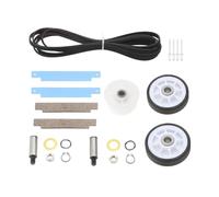 HWEIH 12001541 Dryer Drum Roller Kit Replacement For 306508 Drum Bearing WP63700340 Idler Pulley WP33002535 Drum Belt