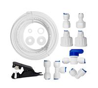 HWEIH 15 M Water Supply Pipe Tube And Fridge Connectors Kit Double Fridge Refrigerator Home Appliance Parts Accessories