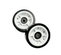 HWEIH 1PC For Heat Pump Tumble Dryer Support Wheel Rubber Wheel