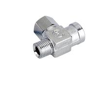 HWEIH 1pc Fully Automatic Energy Saving Copper/Steel Steam Trap 1/4 8mm Steam Iron Throttle Valve Drain Trap(Copper Trap Valve)