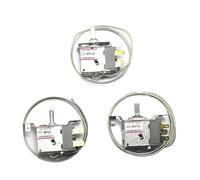 HWEIH 2 3 Pins Refrigerator Thermostat WDF20 WDF20D Mechanical Temperature Control Switch Freezer Fridge Replacement Parts(3 plug 70CM)