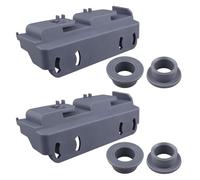 HWEIH 2 Pack WD28X27241 Dishwasher Wheels Lower Rack Carrier And Roller Kit Fit For Dishwasher WD12X10438 WD12X10439 WD12X10446