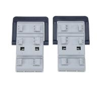 HWEIH 2Pcs DD82-01121B Dishwasher Rack Adjuster Basket Accessory Replaces For AP5736133 DD97-00119B 2983167 PS8690520