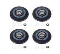 HWEIH 4 Sets W10314173 Dryer Drum Support Roller Replacement WPW10314173 AP6019303 PS11752609 8536974 8536973