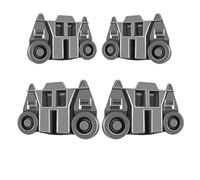 HWEIH 4Pack W10195417 Dishwasher Wheel Lower Rack For AP4538395,PS2579553,WPW10195417,AH2579553,EA2579553