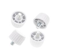 HWEIH 4pcs Footing With Height Adjustable Screw 8 * 10mm Fridge Freezer Bottom Stand Moisture-proof Table Chair Leg Holder