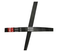 HWEIH 5PJ1315E 6PJ1315 Drum Washing Machine Belt 5PJ1315E Belt 6PJ1315 Drive Belt Ribbed Belt Accessories(6PJ1315)