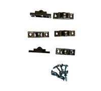 HWEIH 6PCS/lot Freezer Parts Display Metal Grooved Caster Wheels 47 * 13mm Height S-203 A708