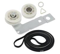HWEIH Dryer Drum Belt And Idler Pulley And Pulley Kit Compatible With Dryers 661570VP 661570V PS11726337