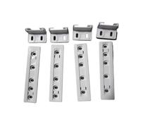 HWEIH Fridge Door Slide Rail Mounting Kit Refrigerator Door Sliding Guide Integrated Cupboard Built In Kit