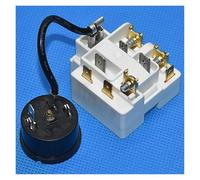 HWEIH Refrigerator Parts QP3-12A Compressor Overload Starter Protector PTC And 4uf Capacitor For Replacement Fridge(Starter Protector)