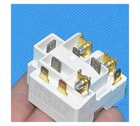 HWEIH Refrigerator Parts QP3-12A Compressor Overload Starter Protector PTC And 4uf Capacitor For Replacement Fridge(1pcs Starter)