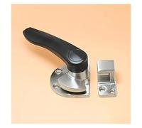 HWEIH Replacement Metal Door Handle For Large Restaurant Kitchen Oven Seafood Steamer Steaming Cabinet(Type A Steel L Black)