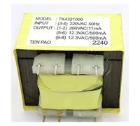 HWEIH TK4321000 Dual 12.3V 500mA Wall-hung Boiler Water Heater Power Board Transformer 200V11mA Pin 8-pin